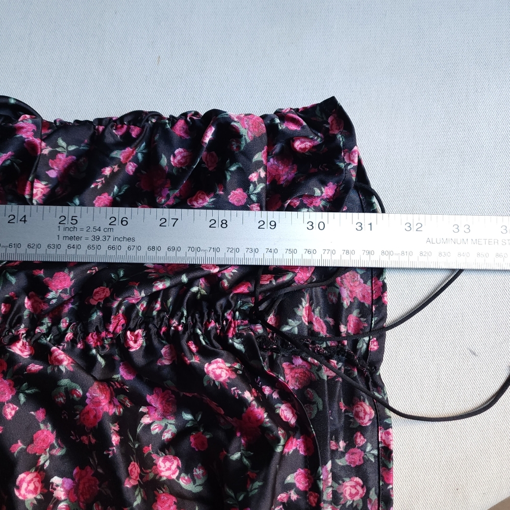 For Love And Lemons Melrose Satin Ruched Mini Dress Pin Up Girl Cocktail - Picture 12 of 12